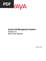 Avaya Call Management System: Release 16 Base Load Upgrade