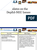 GSIS - DepEd-NEU Dialogue Update