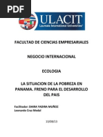 La Pobreza en Panama