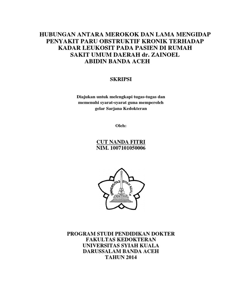 Contoh Skripsi Kedokteran Pdf Pejuang Skripsi