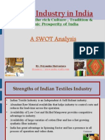 Textile Industry in India Swot 