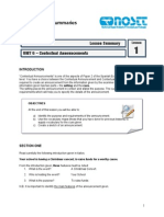 Lesson Summaries: Spanish Lesson Summary UNIT 6 - Contextual Announcements