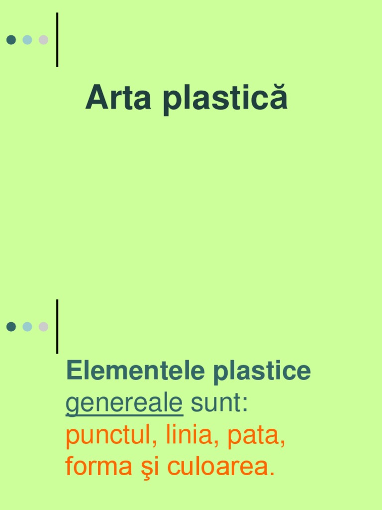 Compozitia Plastica - Principii | PDF