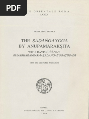 Sferra F The Sadangayoga By Anupamaraksita Yoga - 
