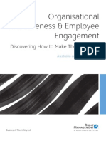 Organisational Effectiveness and Employee Engagement Discovering How to Make Them Happen