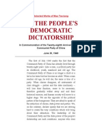 Mao Zedong - On The People S Democratic Dictatorship