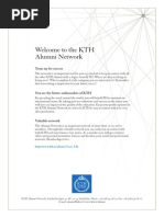 KTH Alumni Network HT11