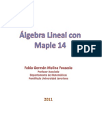 Algebra Lineal Con Maple 14