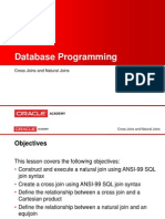 Database Programming: Cross Joins and Natural Joins