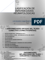 Clasificación de Enfermedades Reumatológicas