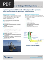 Advanced Model for Drilling and Well Operations