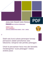 Analisis Pasar & Pengukuran Pasar