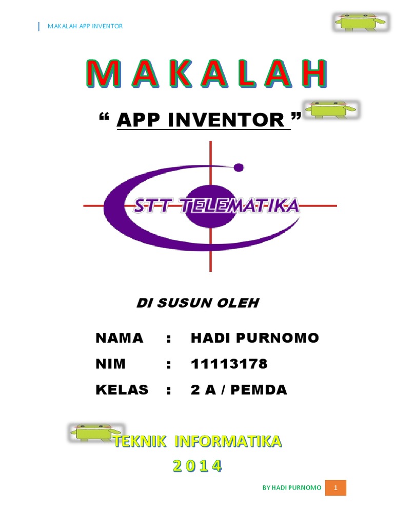 Tugas  Makalah Appinventor  Tugas  Makalah Appinventor