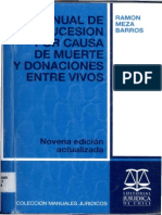 2008 - Meza Barros, Ramon-Manual de la Sucesión por Causa de Muerte