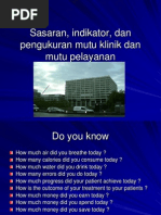 Download Sasaran Indikator Dan Pengukuran Mutu Klinik by Nastain Mohammad Dunda SN213998242 doc pdf