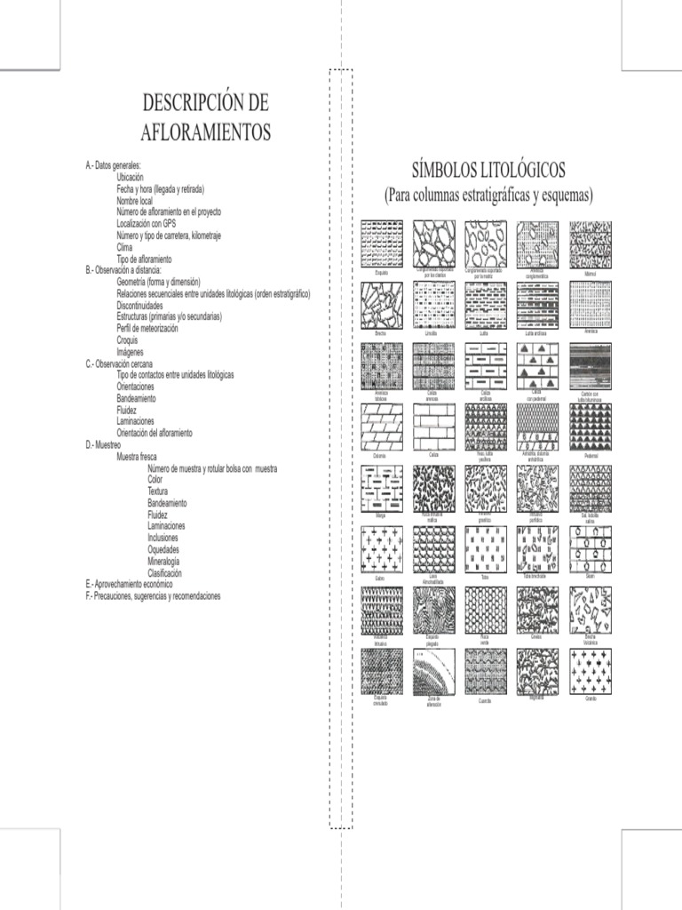 Tablas Practica de Campo | PDF | Roca (geología) | Roca ígnea