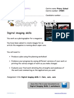 Worksheet - Short Task - Digital Imaging Skills 1
