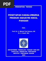 Download Penuntun Teknis Penentuan Kadaluwarsa by Bunga P SN214002370 doc pdf