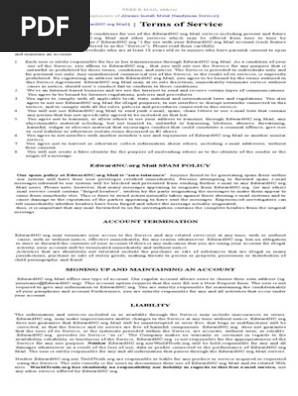 Terms Of Service