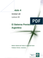 Lectura 35 - Sistema Previsional Argentino