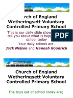 Church of England Wetheringsett Voluntary Controlled Primary School