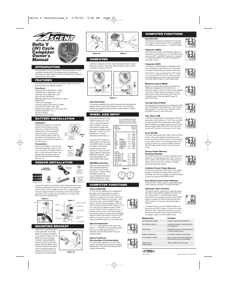 Ascent Delta V Computer Manual | PDF | Manufactured Goods | Equipment