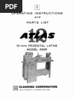 Atlas Lathe 12 3996 12x36