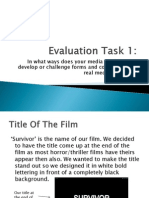 Evaluation Task 1