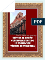 Crítica Al Diseño Curricular de Formación Profesional