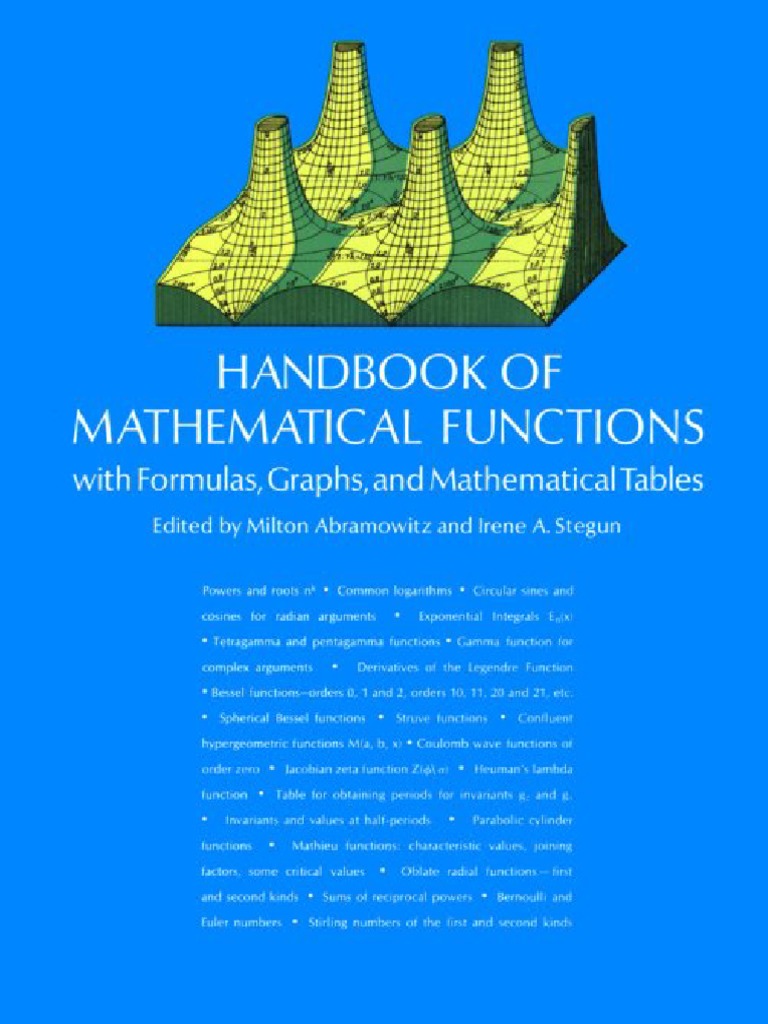 Abramowitz & Stegun | PDF | Interpolation | Function (Mathematics)