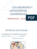 Farmacos Agonistas y Antagonistas Colinergicos