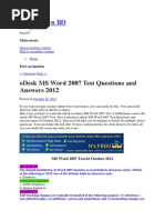 Download Word 2007 Odesk Test by Ivona Ivkovic SN214060212 doc pdf