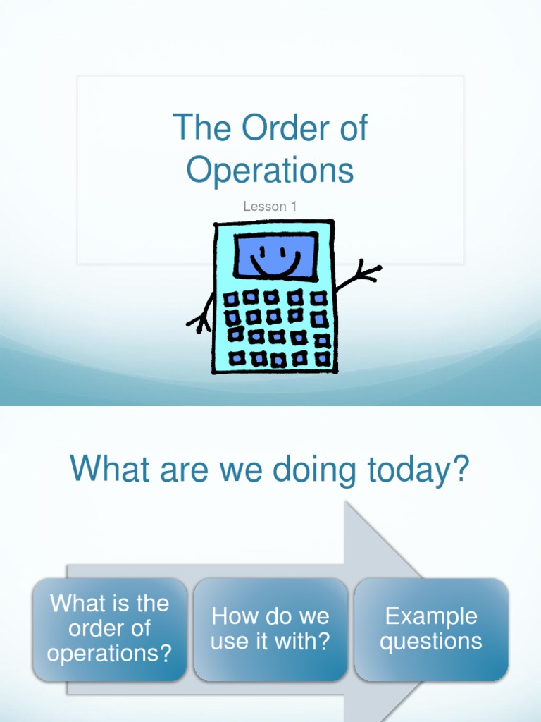 Understanding Order of Operations | PDF | Teaching Methods & Materials