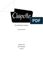 Chipotle Diversification Analysis