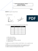 Taller Grado 9° - Geometria y Estadistica