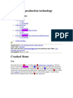 Aggregates Production Technology