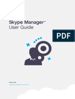 Skype Manager User Guide