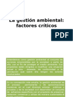 La Gestión Ambiental