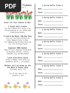 Spring Raffle