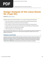 Design Analysis of The Lotus Seven S4 (Type 60) PDF