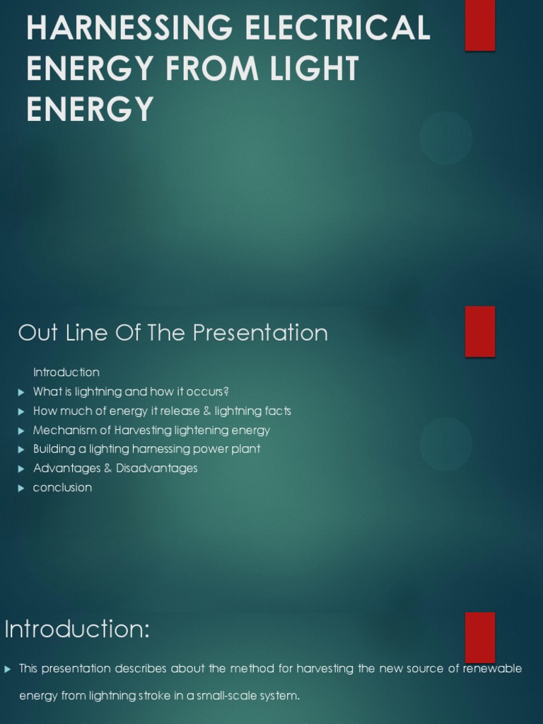 Harnessing Energy from Lightning Strikes | PDF | Lightning | Electricity