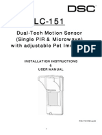 Dual-Tech Motion Sensor Installation Guide