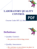 Laboratory Quality Control