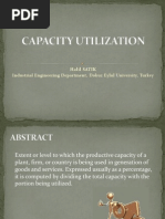 Capacity Utilization