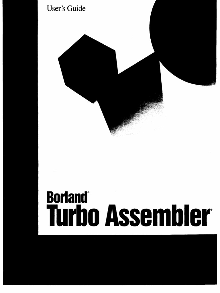 Borland Turbo Assembler 5.0 User's Guide | PDF | Application Software ...