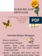 Interaksi Belajar Mengajar