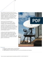 Datasheet Andrew Antenna 9.3m C Band B Station ES93B 1