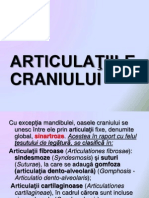 Articulatiile Craniului