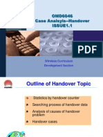 OMD6046 Case Analsyis - Handover ISSUE1.1