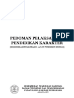 Pedoman Pendidikan Karakter